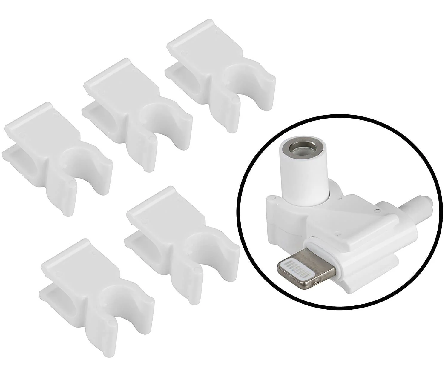 IP-B3 | iPhone Lightning Mounting Dongle Clips 5-Pack | Movo