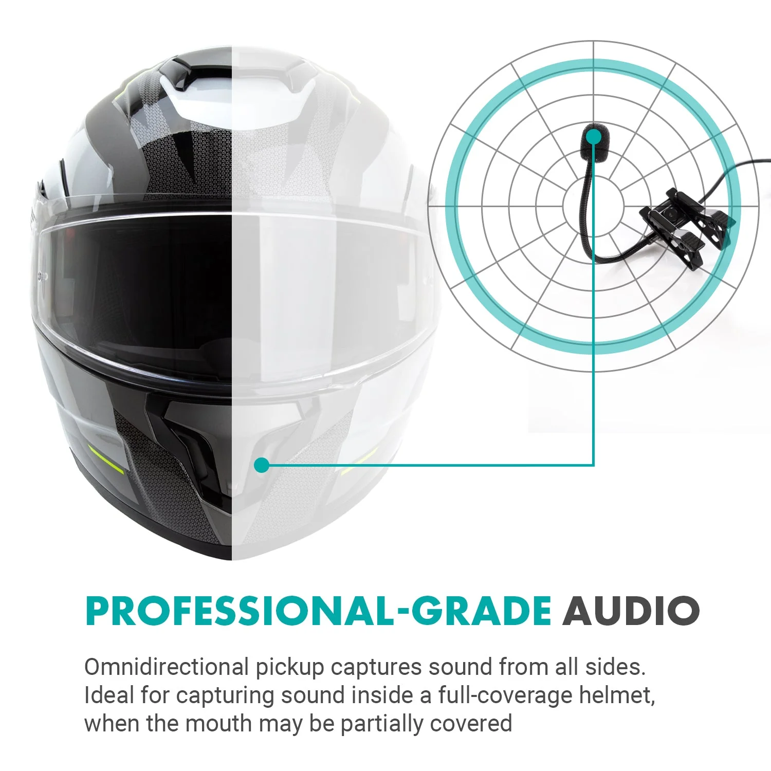 ACM400 | Flexible Gooseneck Omnidirectional Mic for GoPro | Movo - Image 5