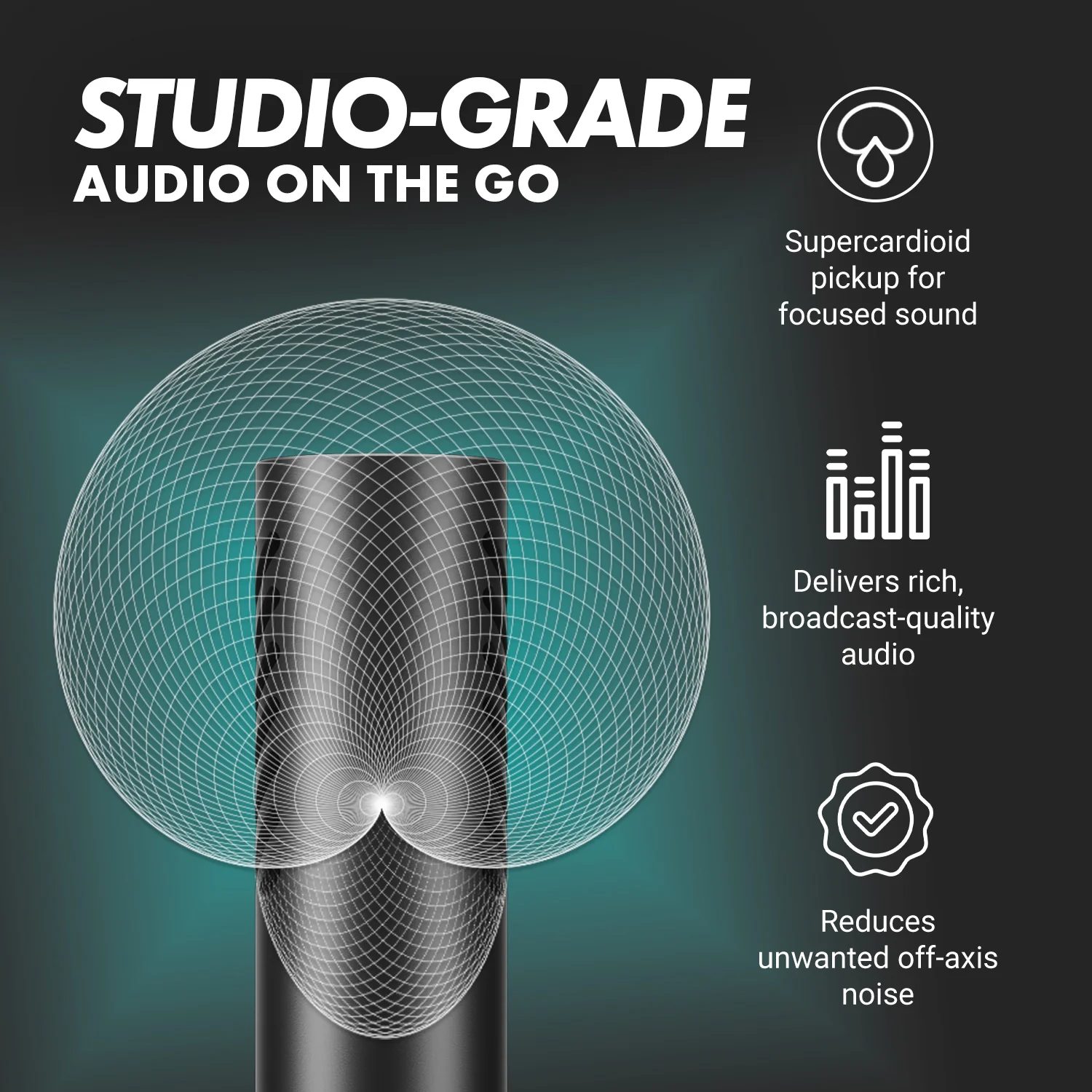 VXR10-AI | AI Powered Shotgun Microphone | Movo - Image 4
