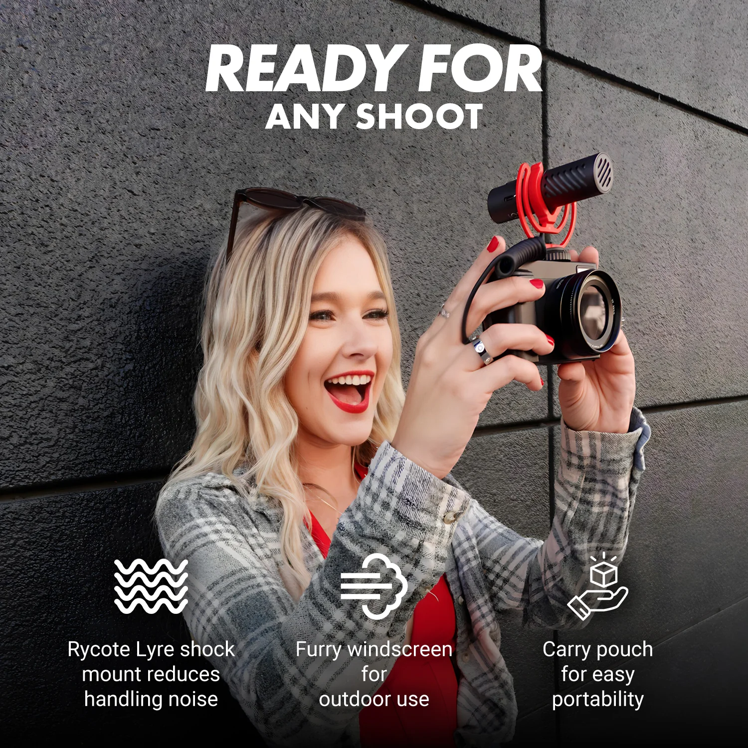 VXR10-AI | AI Powered Shotgun Microphone | Movo - Image 7
