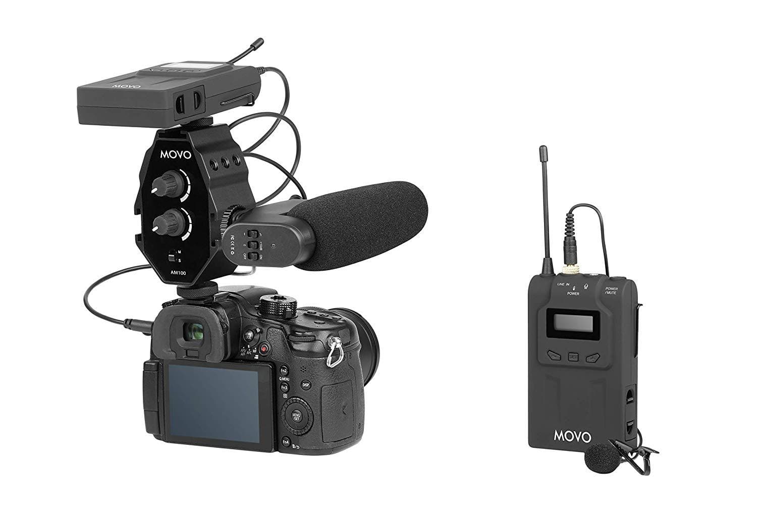 AM100 | 2-Channel TRS 3.5mm Microphone Audio Mixer | Movo - Image 5