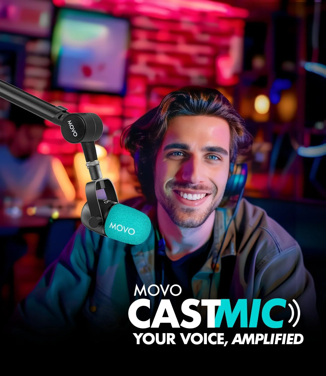 CastMic | Dynamic Microphone for Podcasting, YouTube, Streaming | Movo - Image 3
