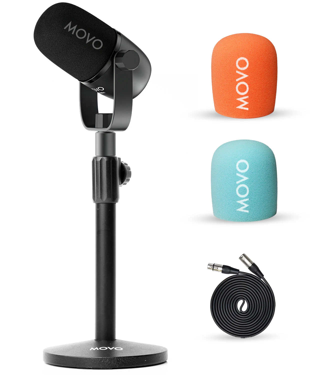 CastMic+ASM5 | XLR Podcasting Bundle with Boom Arm | Movo - Image 9