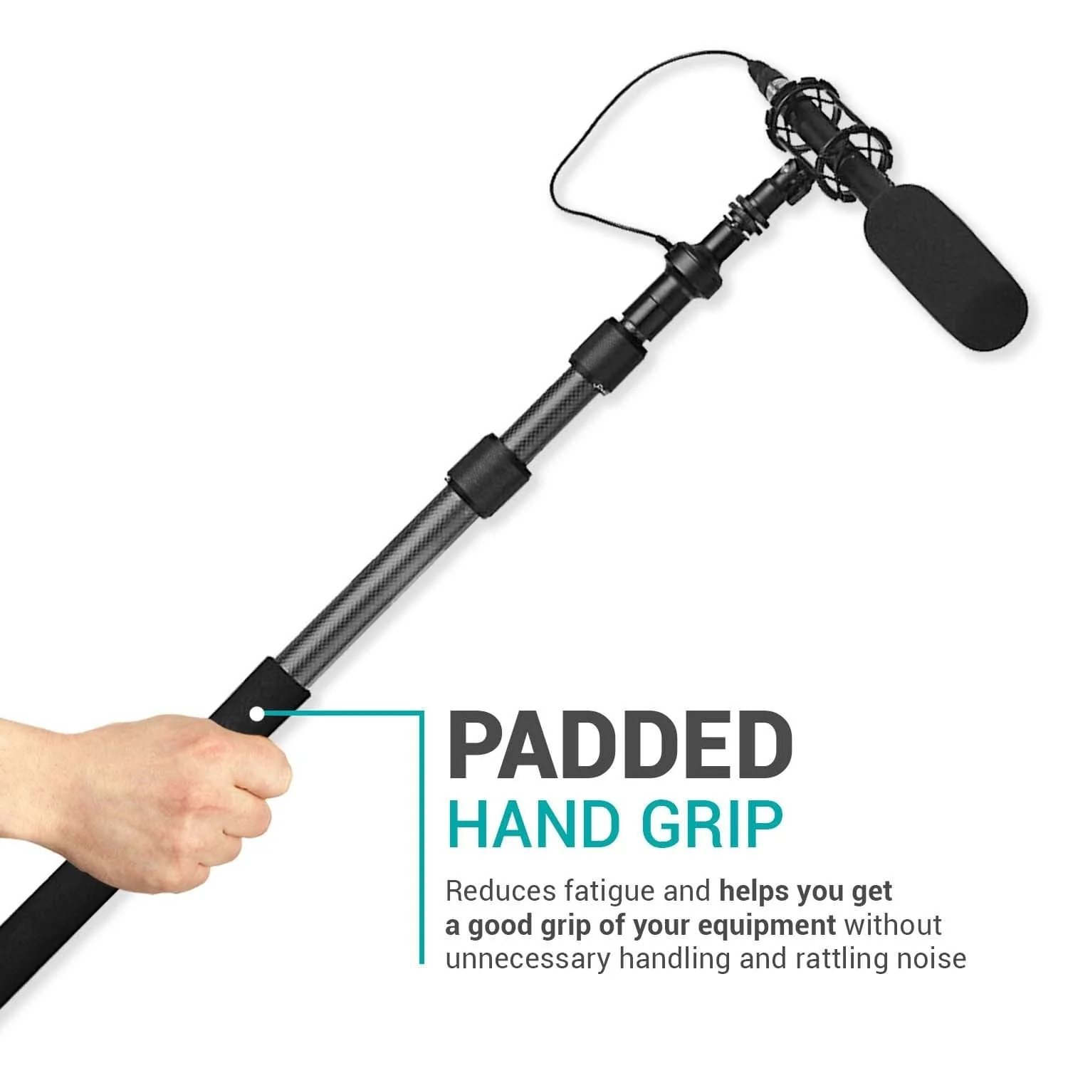 CMP-25 | Telescoping Microphone Boom Pole | Movo - Image 4