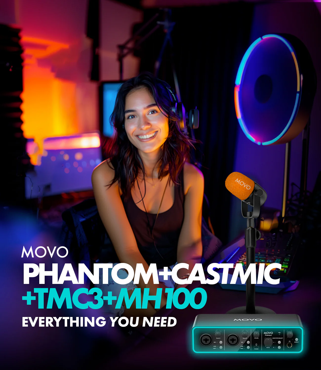 PodPak2 | Complete Podcasting Kit | Movo - Image 10