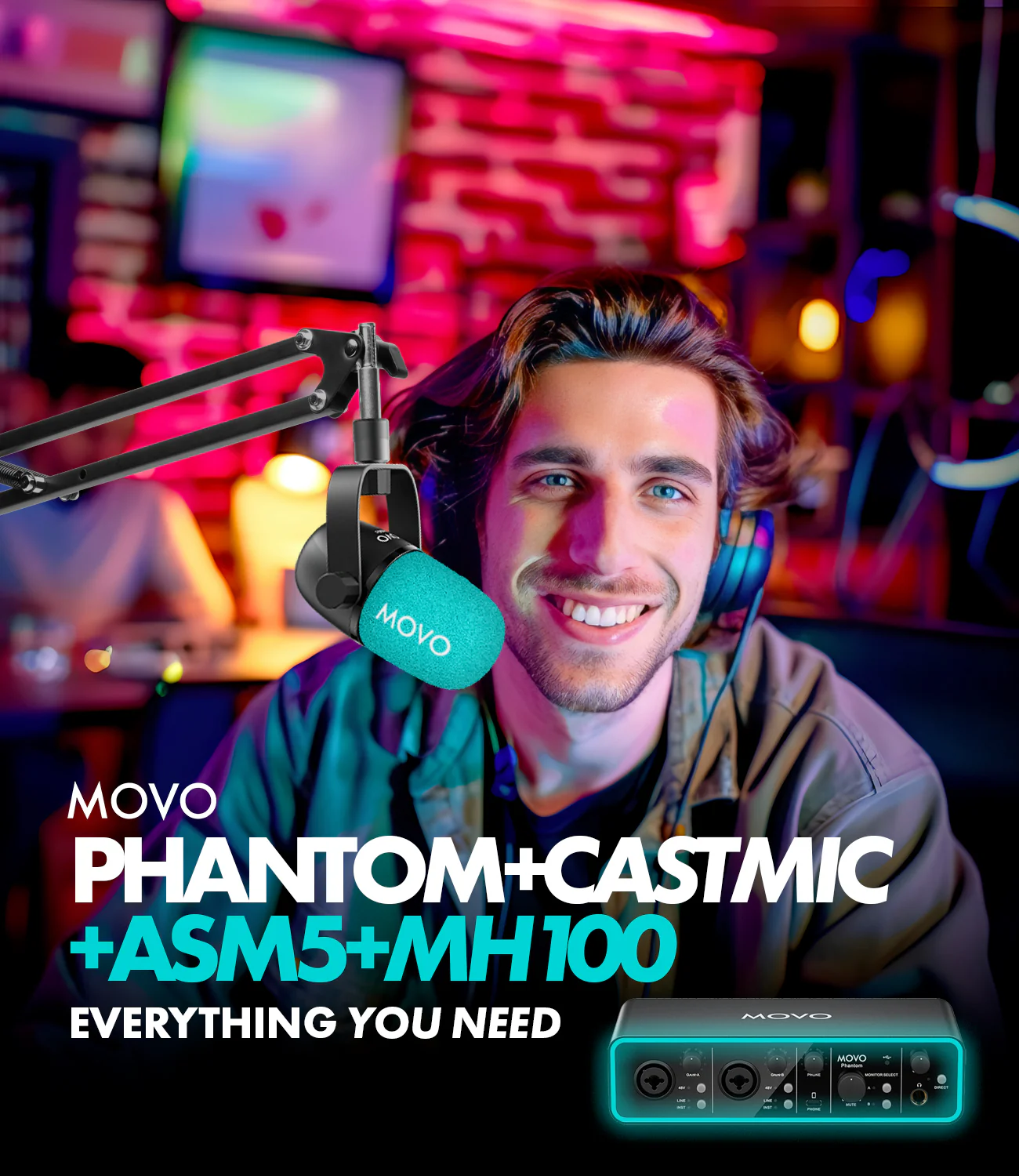 PodPak2 | Complete Podcasting Kit | Movo - Image 2