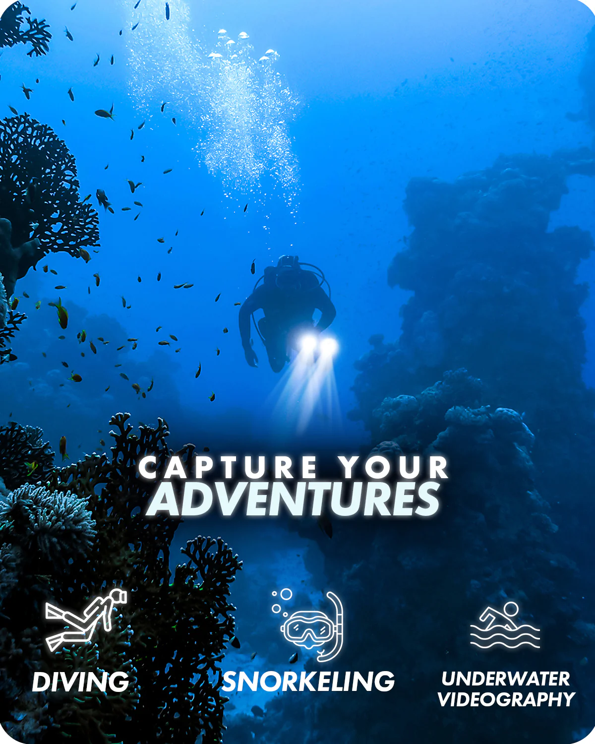 DiveRig5 | Underwater Video/Photo Diving Rig | Movo - Image 4