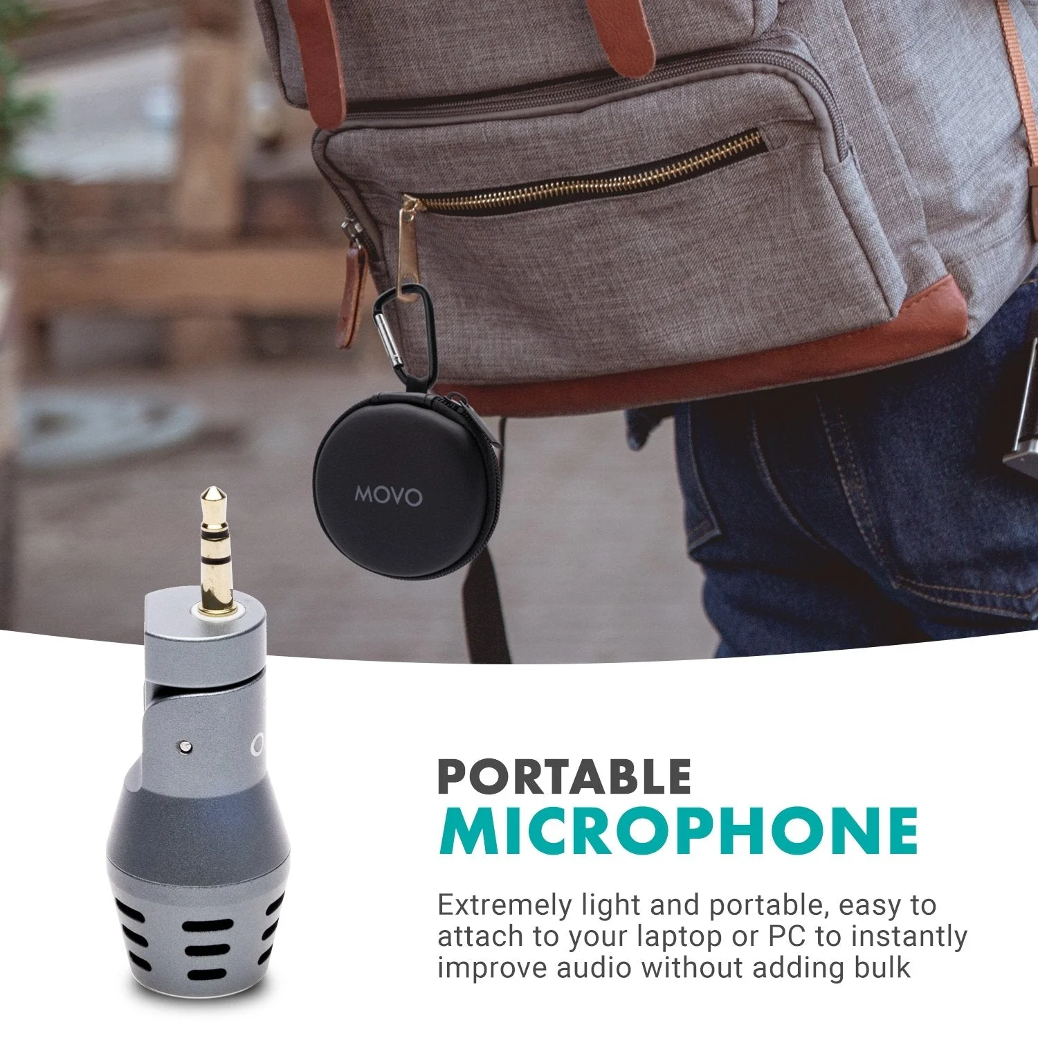 DOM2-USB | Mini Omnidirectional Microphone for PC and Mac | Movo - Image 5