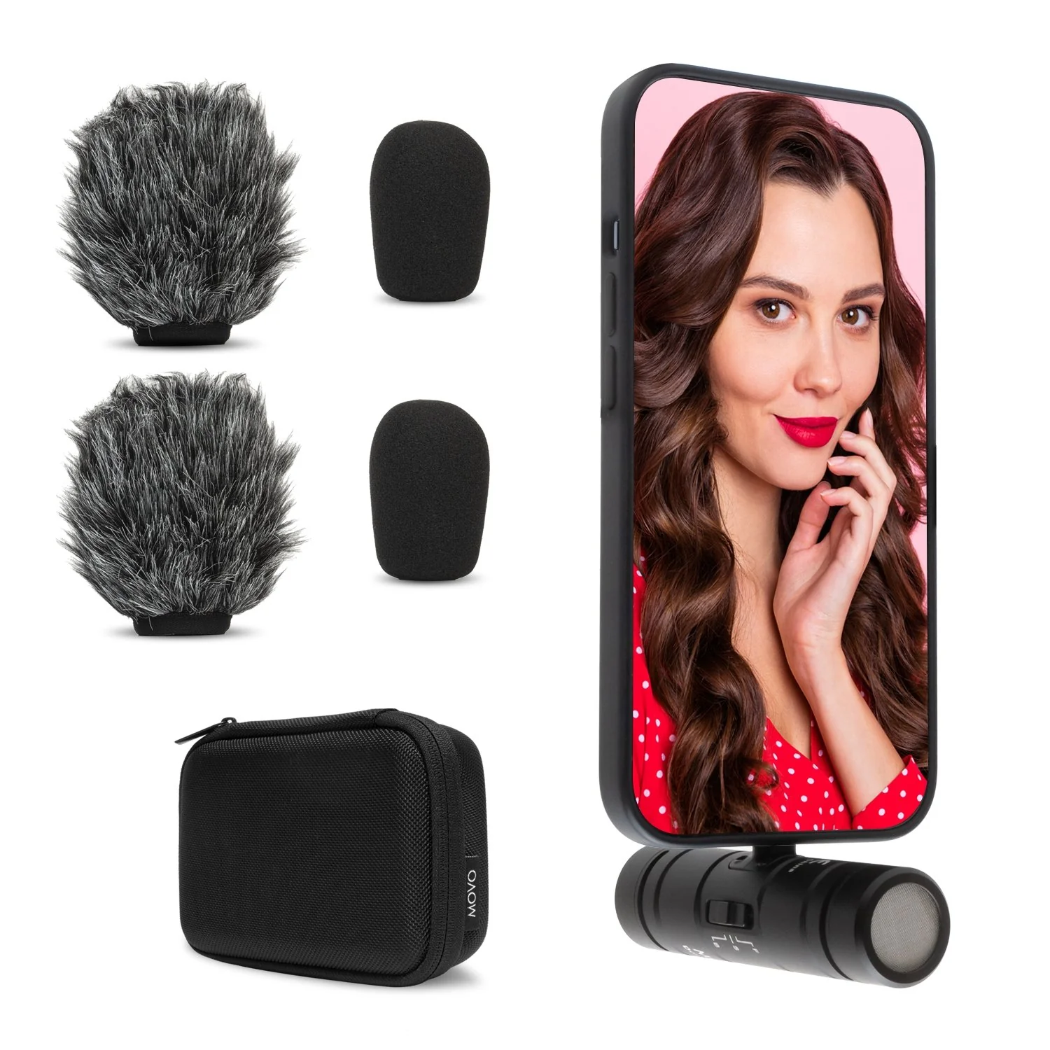 DoubleMic-DI | Dual Capsule Microphone for iPhone | Movo