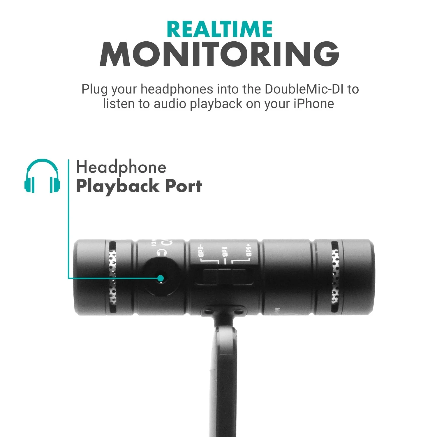 DoubleMic-DI | Dual Capsule Microphone for iPhone | Movo - Image 7