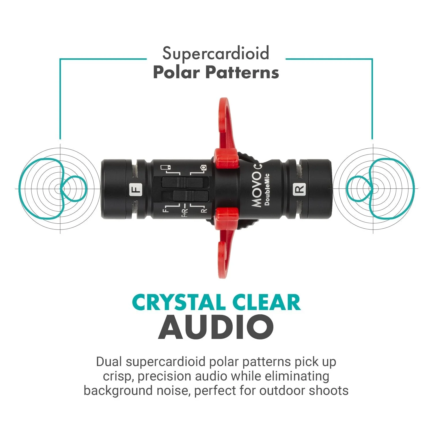 DoubleMic | Dual-Channel Supercardioid Microphone | Movo - Image 4