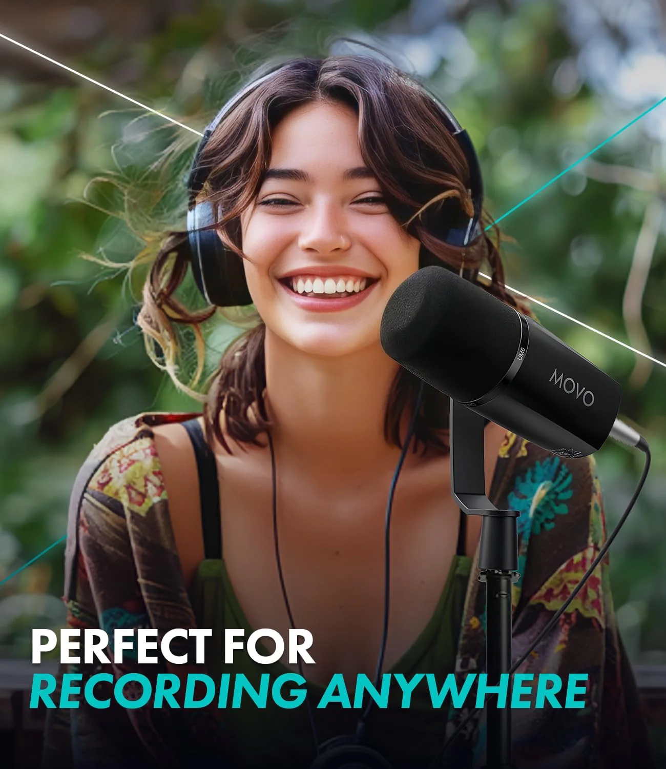 UM6 | Dynamic XLR & USB-C Microphone | Movo - Image 4