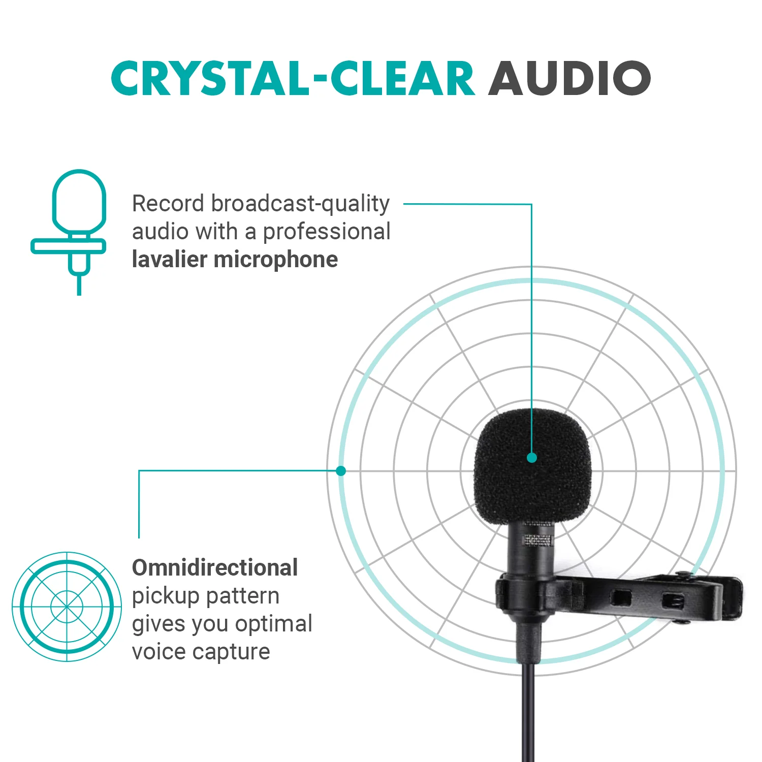 EDGE-OP | Wireless Lapel Mic System for Osmo Pocket 1 & 2 | Movo - Image 3