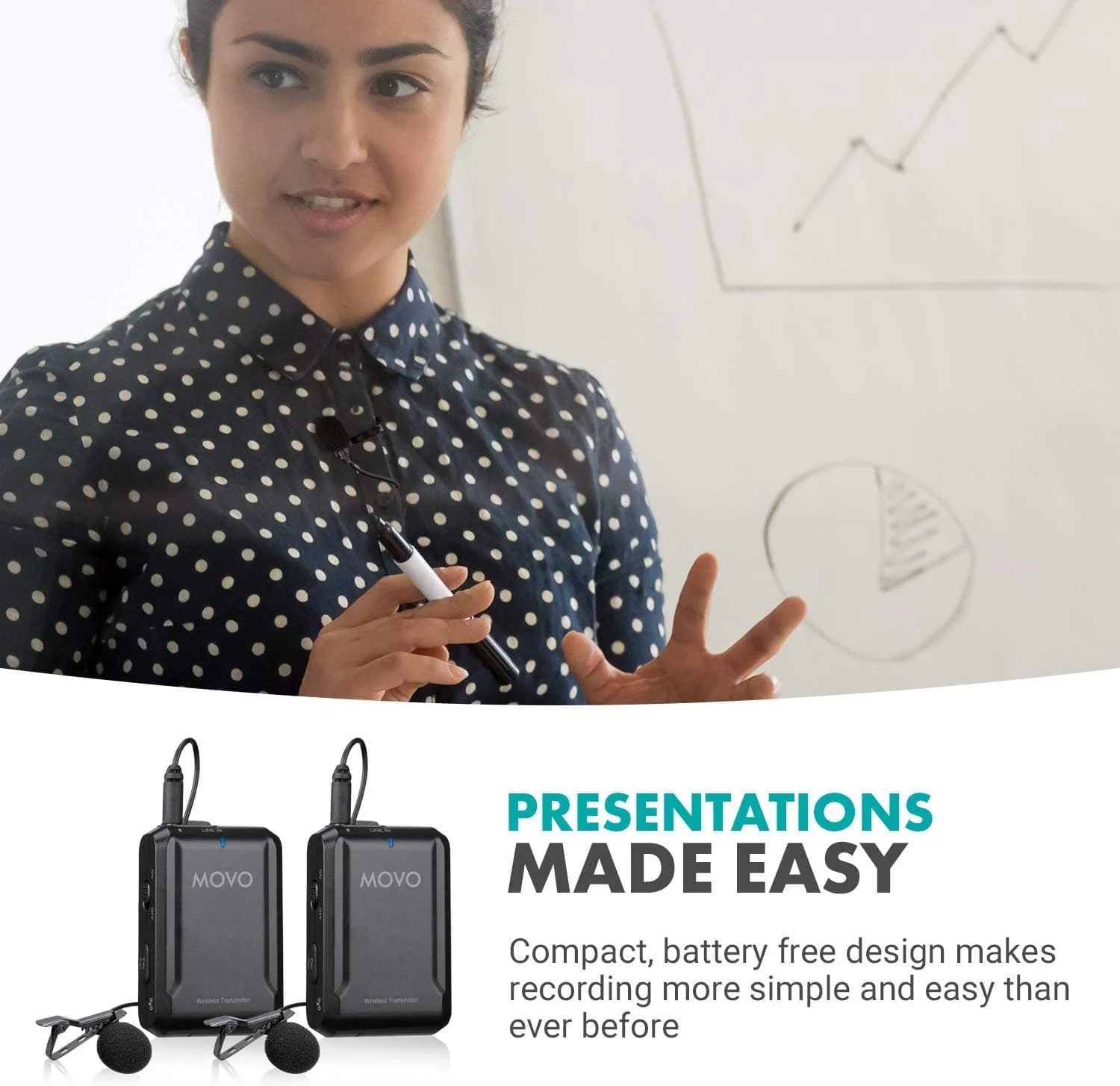 EDGE-UC-DUO | Dual Wireless Mic System for USB-C | Movo - Image 4