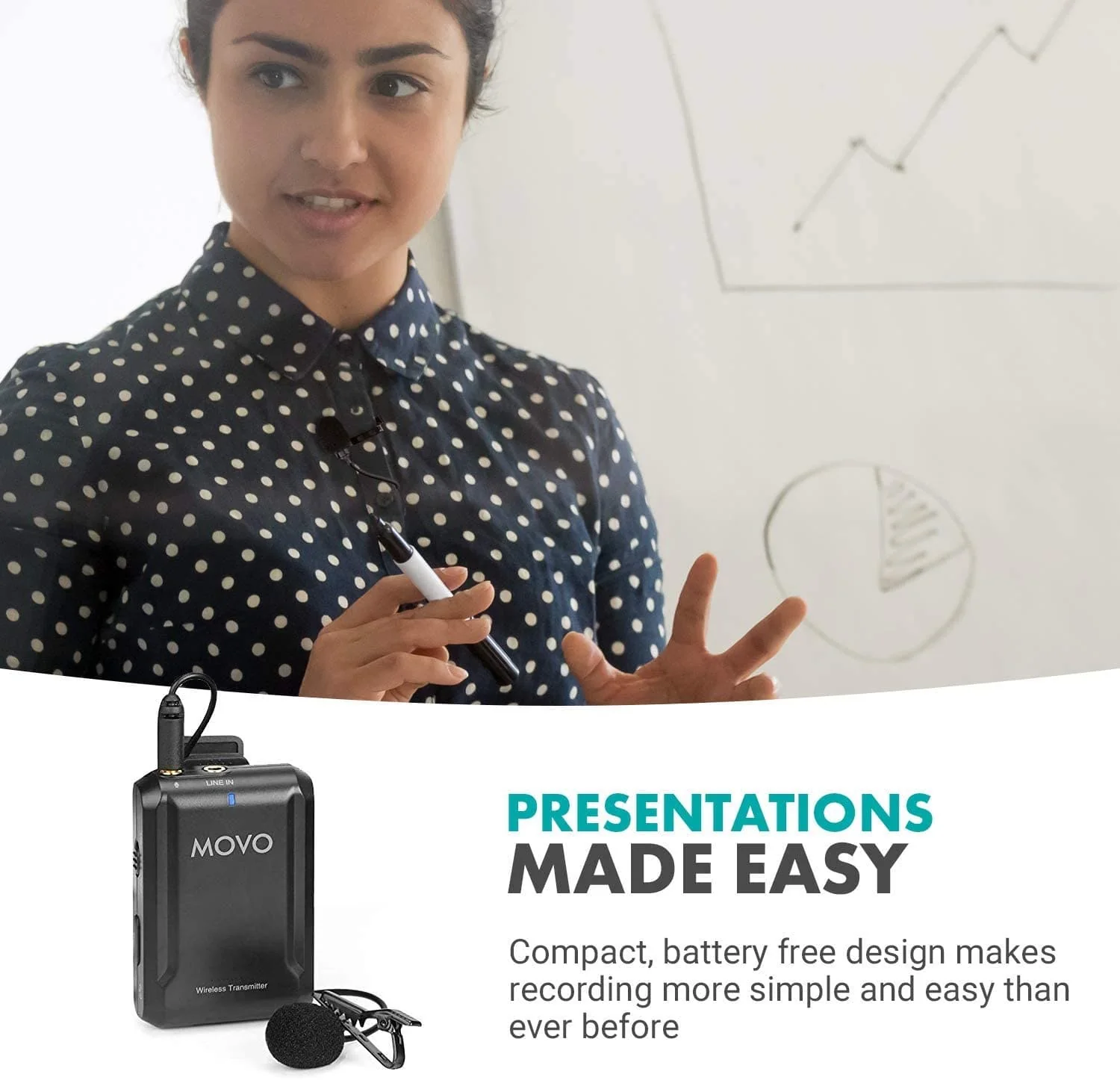 EDGE-UC | USB-C Wireless Microphone for Android & Samsung | Movo - Image 4