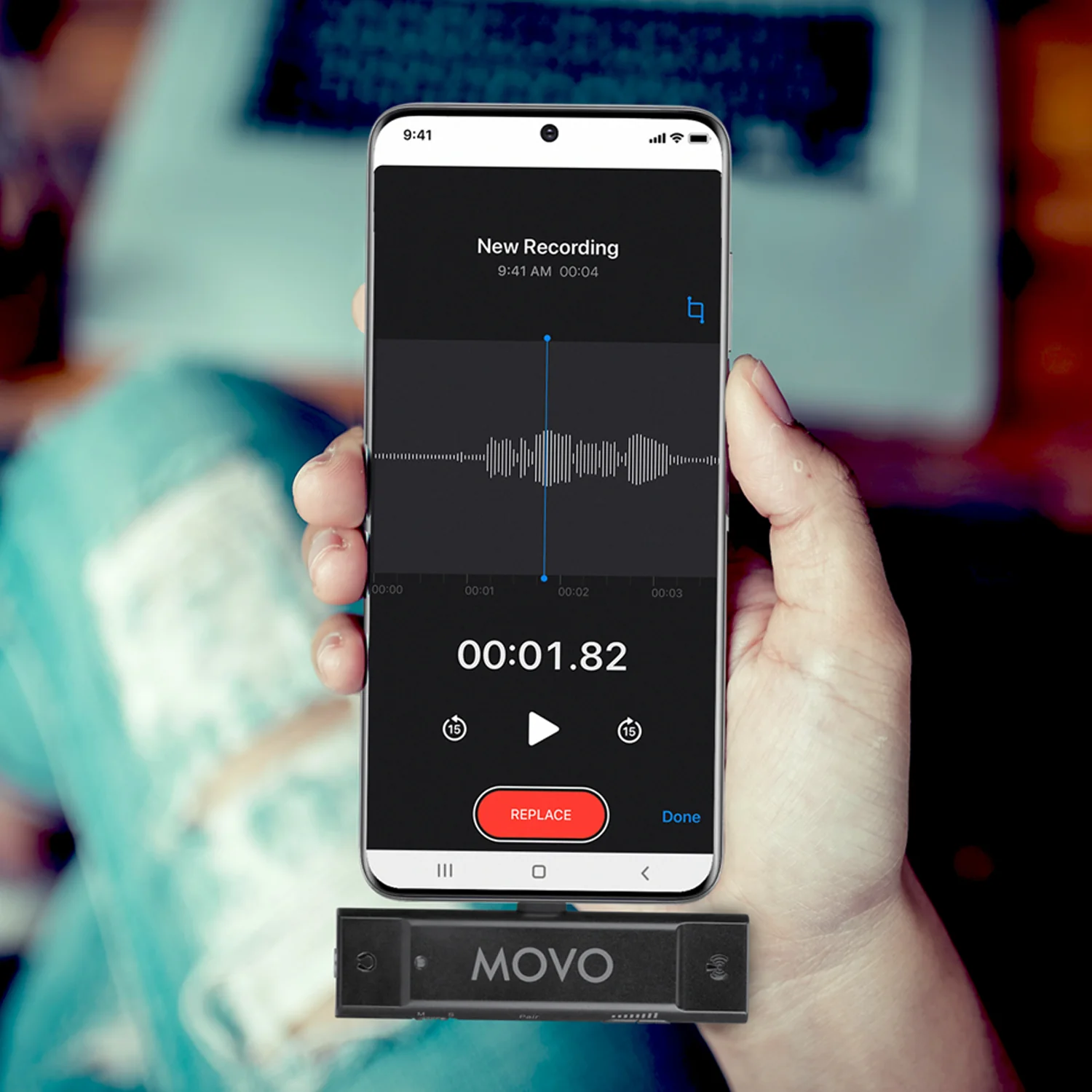 EDGE-UC | USB-C Wireless Microphone for Android & Samsung | Movo - Image 8