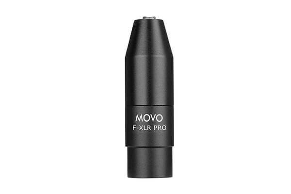F-XLR-PRO | 3.5mm TRS Mini-Jack Female to 3-Pin XLR Male Adapter | Movo - Image 2