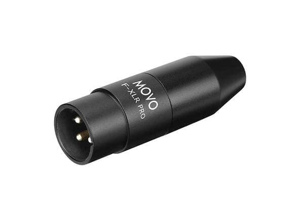 F-XLR-PRO | 3.5mm TRS Mini-Jack Female to 3-Pin XLR Male Adapter | Movo - Image 3