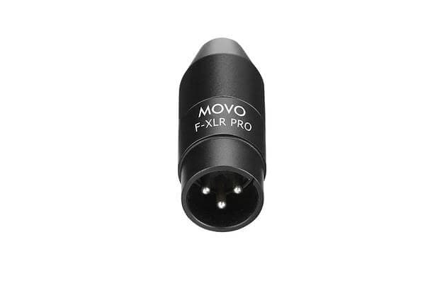 F-XLR-PRO | 3.5mm TRS Mini-Jack Female to 3-Pin XLR Male Adapter | Movo - Image 4