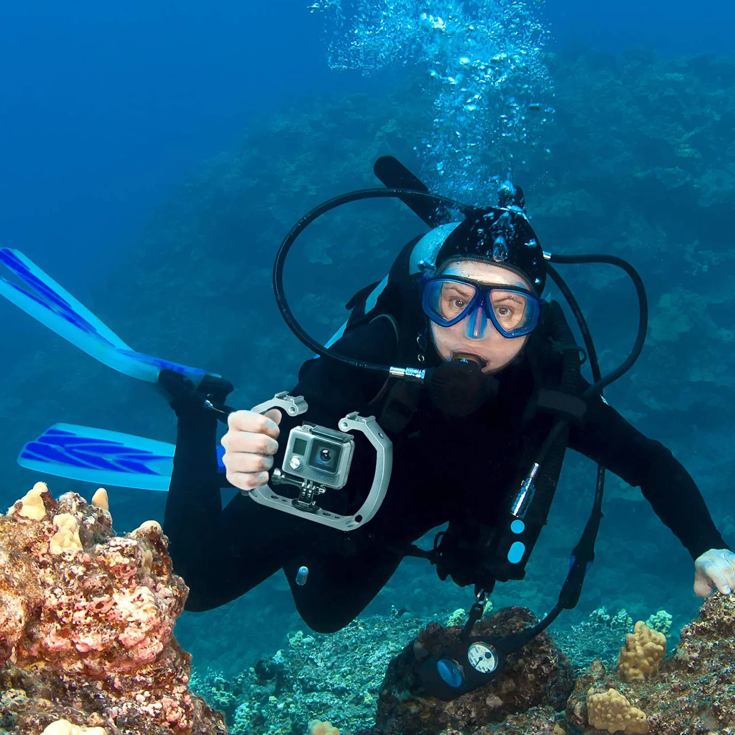 GB-U70 | Underwater Diving GoPro Rig | Movo - Image 12