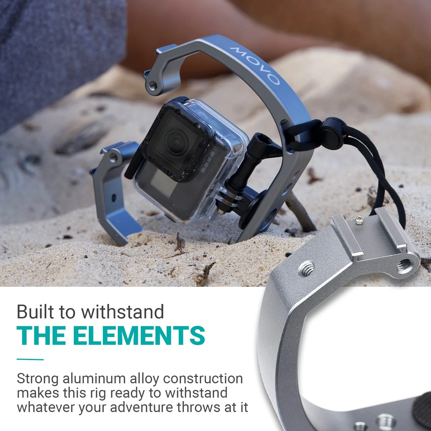 GB-U70 | Underwater Diving GoPro Rig | Movo - Image 4