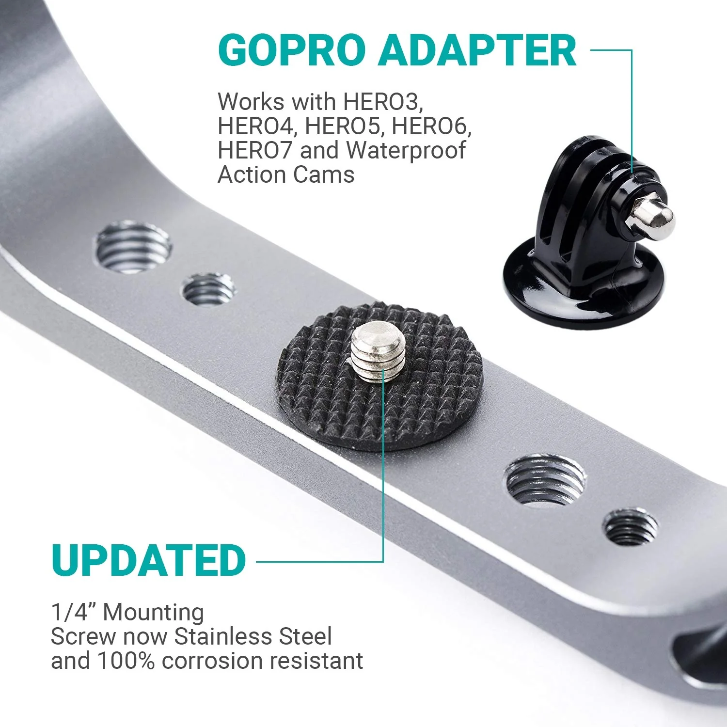 GB-U70 | Underwater Diving GoPro Rig | Movo - Image 6