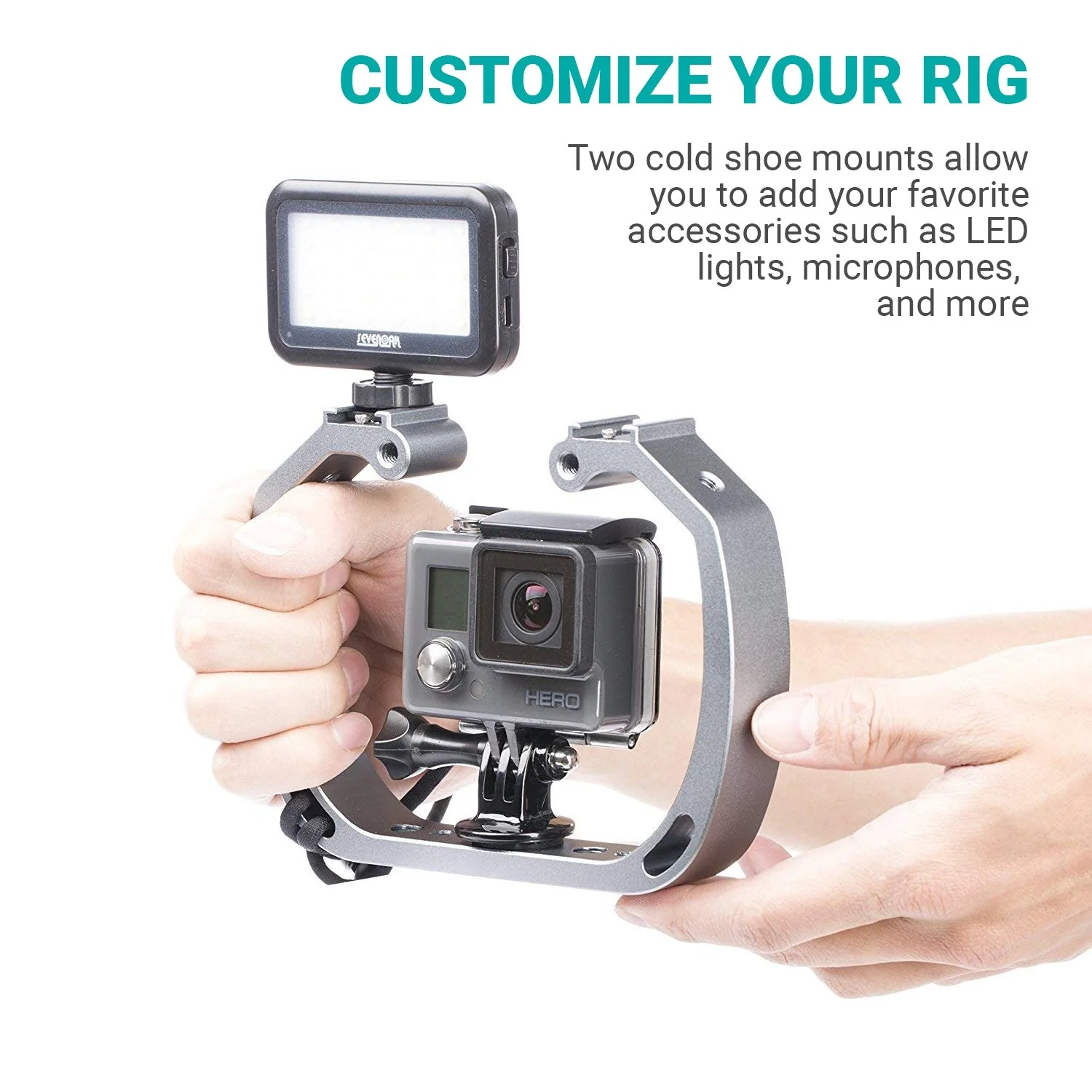 GB-U70 | Underwater Diving GoPro Rig | Movo - Image 8