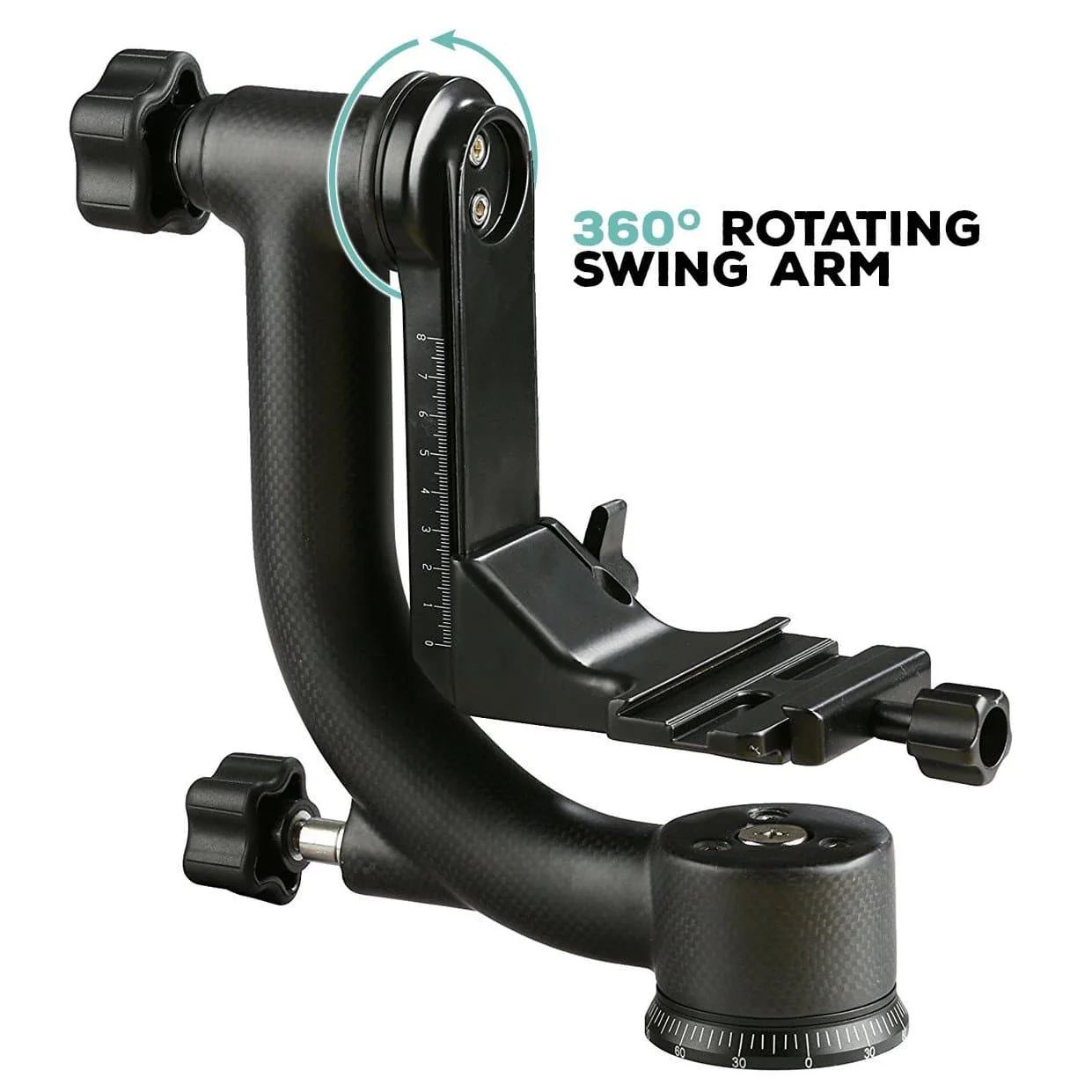GH800 | Professional Gimbal Tripod Head | Movo - Image 4