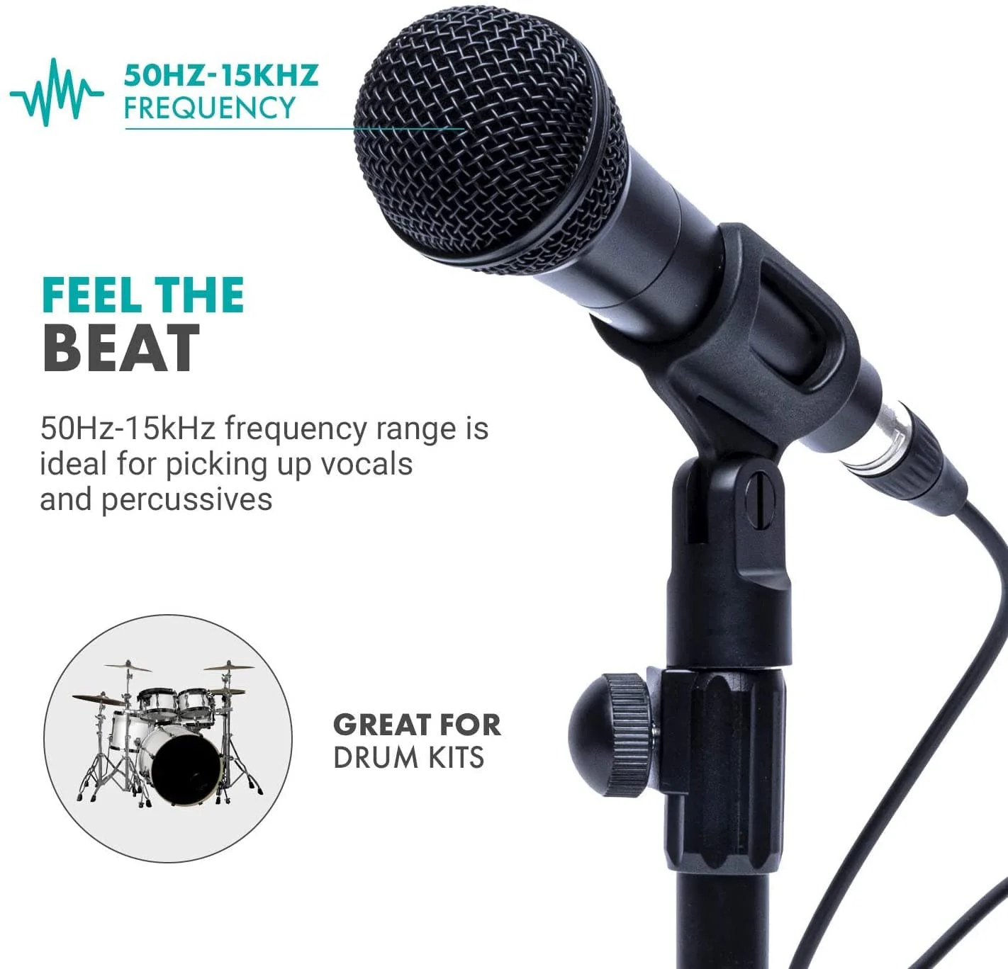 HV-M5 | Dynamic Cardioid Vocal Microphone | Movo - Image 5