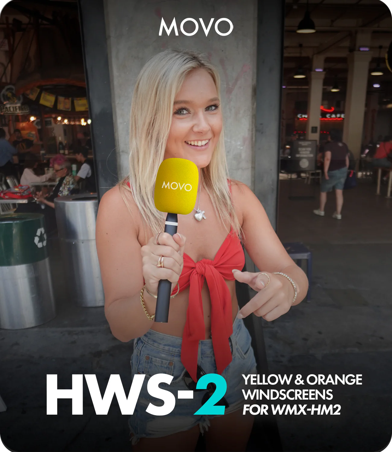HWS | Colorful Foam Covers for Mic Handle | Movo - Image 3