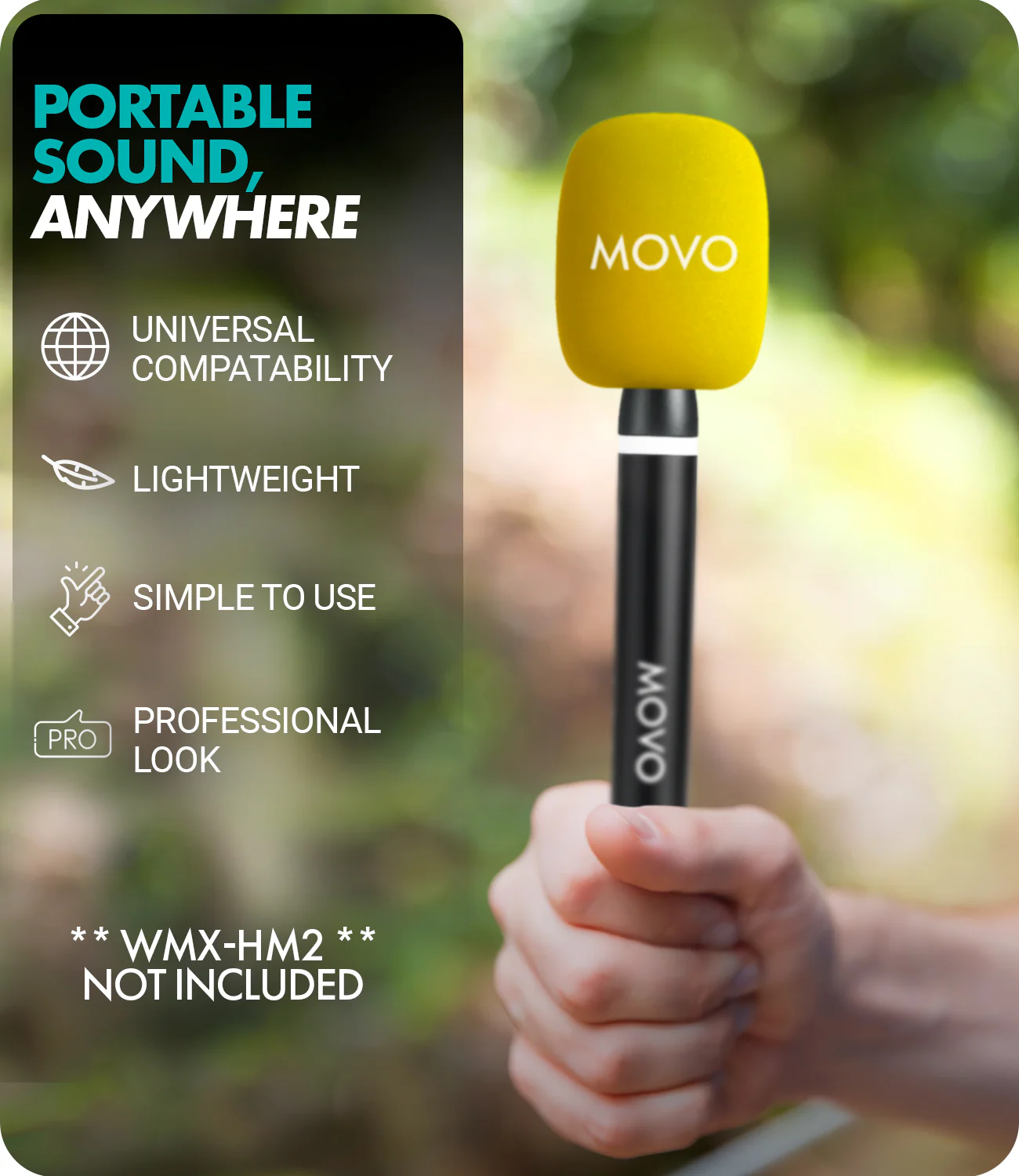 HWS | Colorful Foam Covers for Mic Handle | Movo - Image 4