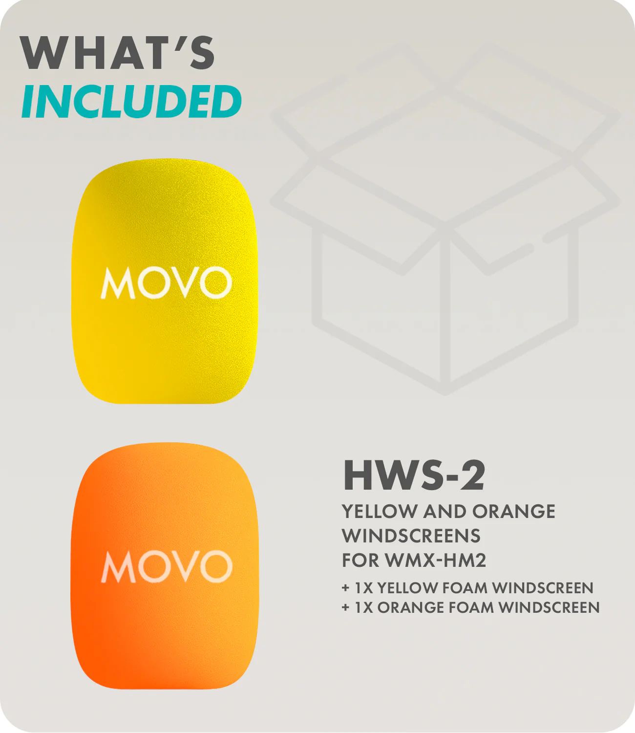 HWS | Colorful Foam Covers for Mic Handle | Movo - Image 5
