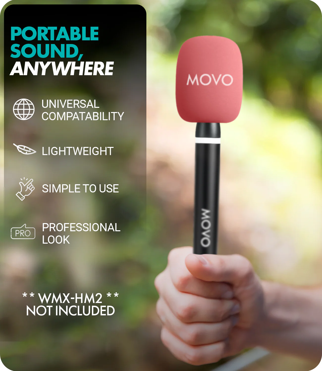HWS | Colorful Foam Covers for Mic Handle | Movo - Image 9