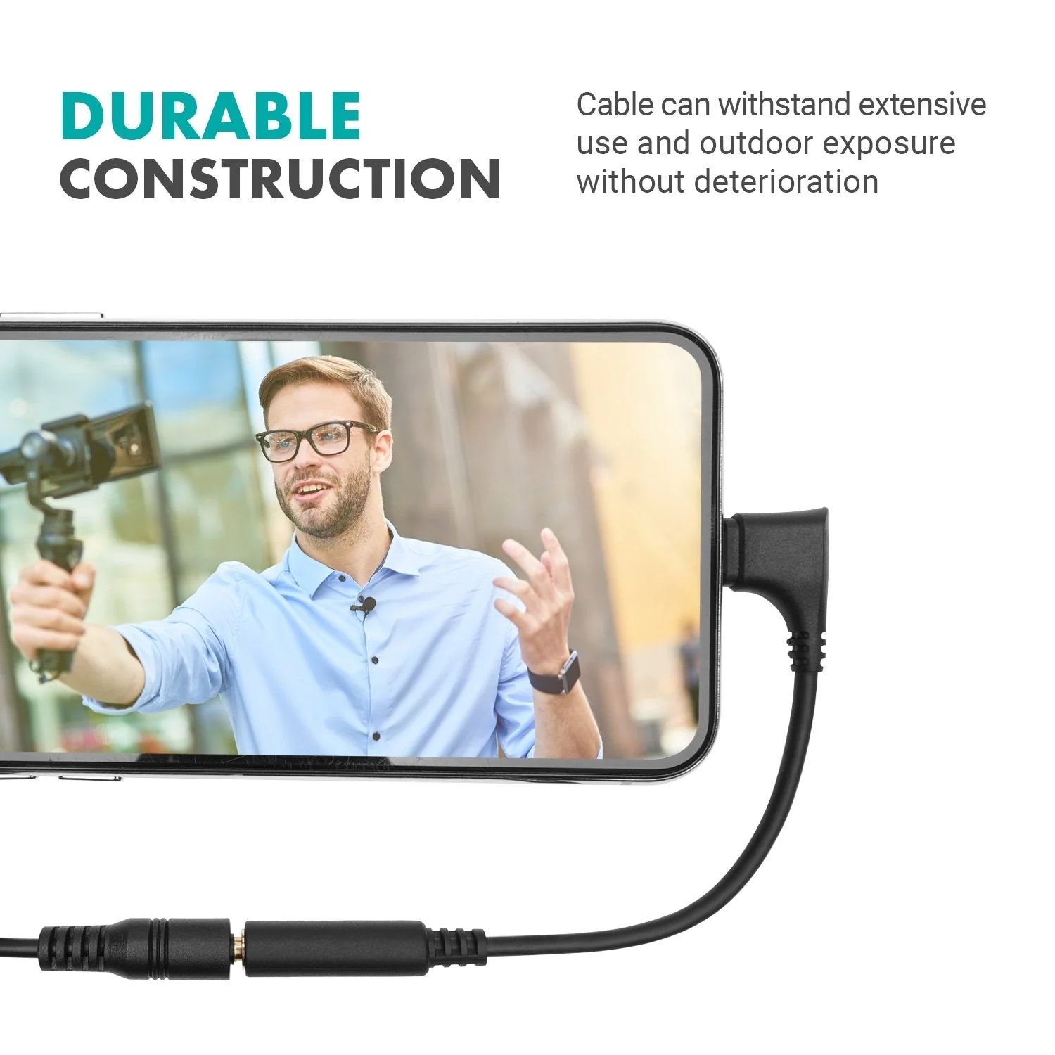 IMA-3 | TRRS Microphone Dongle for Apple Products | Movo - Image 6