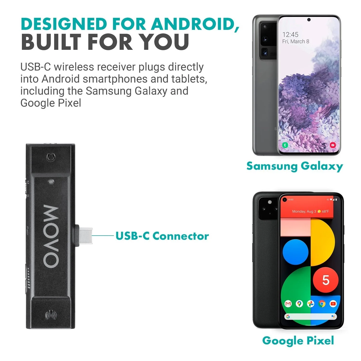 W2C | Vlogging Kit with Wireless Mics | Movo - Image 7