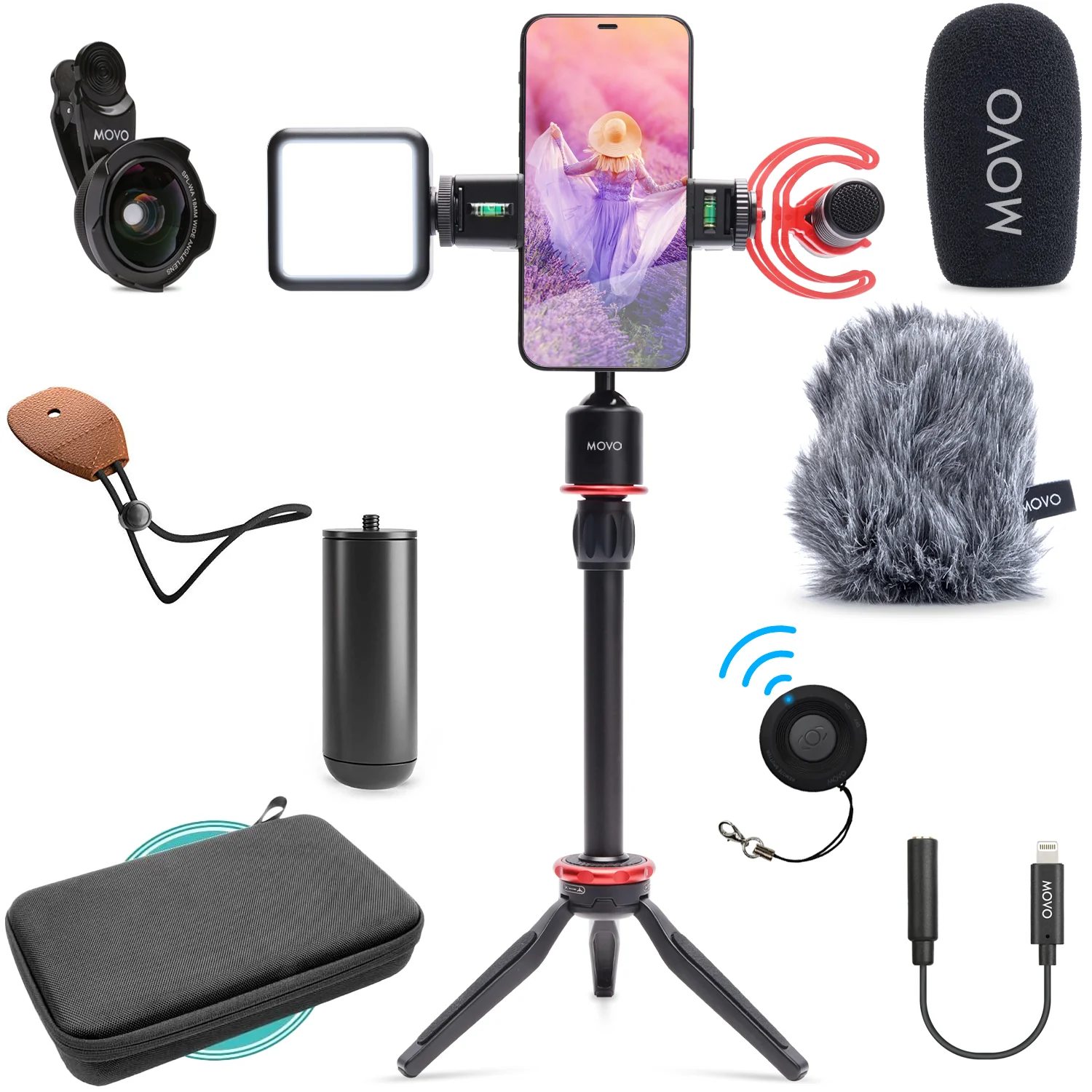 iVlog1 | Vlogging Kit for iPhone | Movo - Image 2