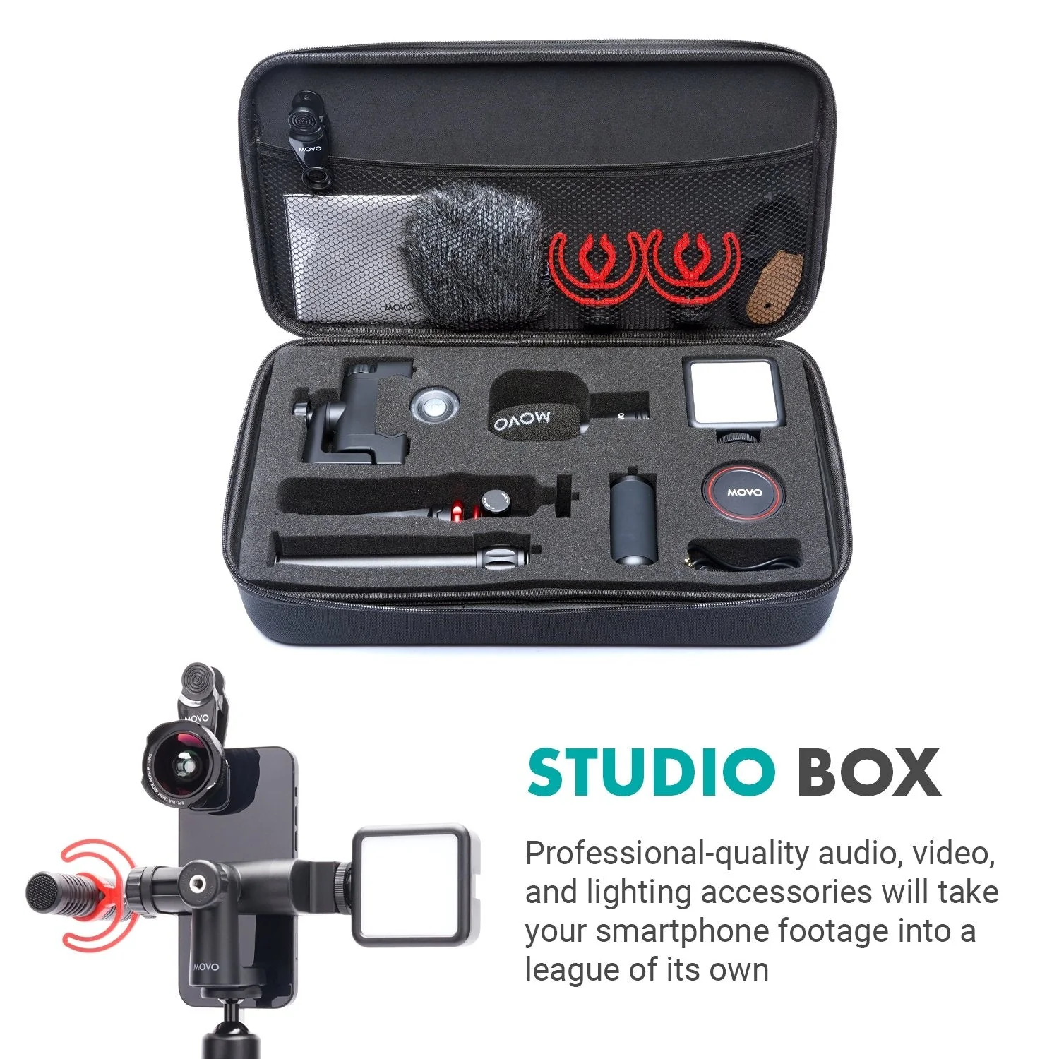 iVlog1 | Vlogging Kit for iPhone | Movo - Image 3