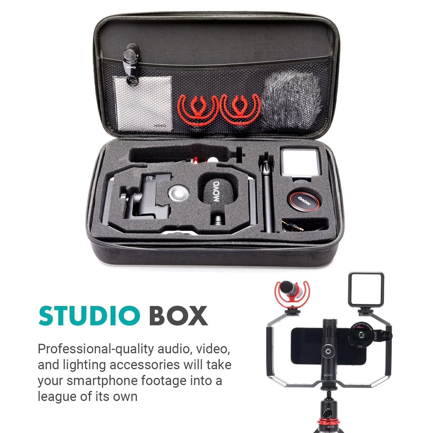 iVlog3 | Pro Smartphone Video Kit | Movo - Image 2