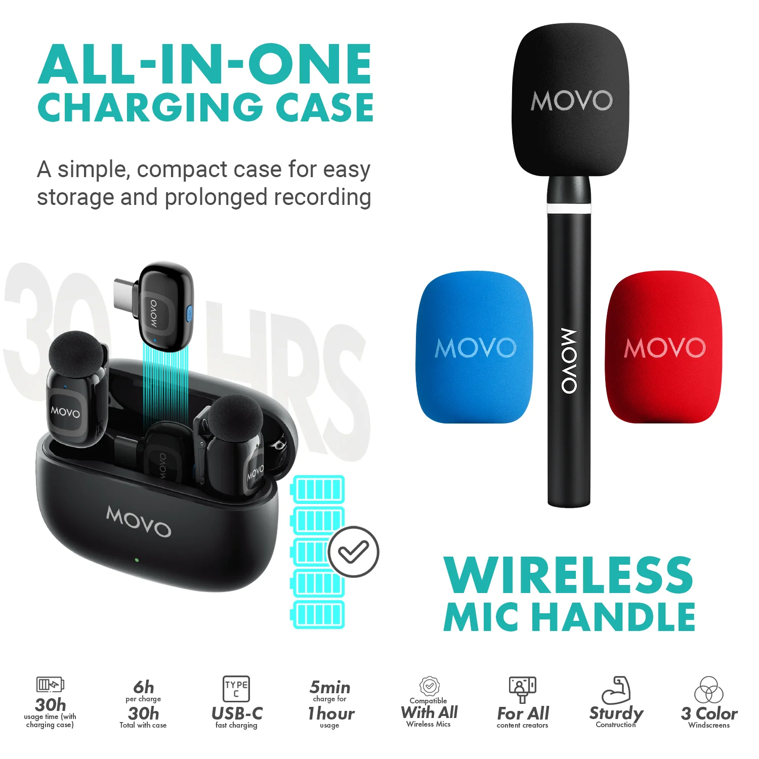 iVlogger-PRO-Wireless | Smartphone Video Kit | Movo - Image 9