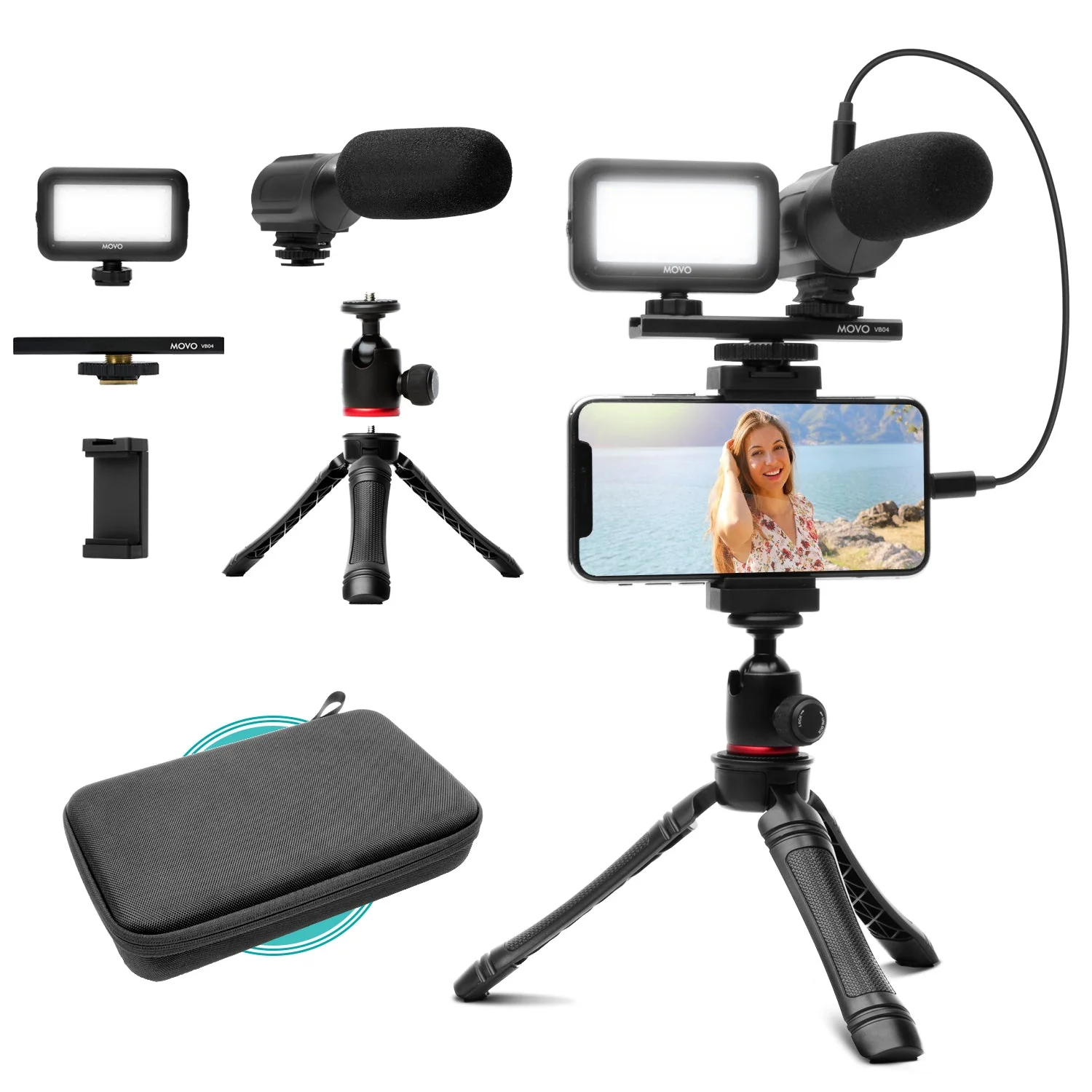 iVlogger | Smartphone Video Kit | Movo - Image 2