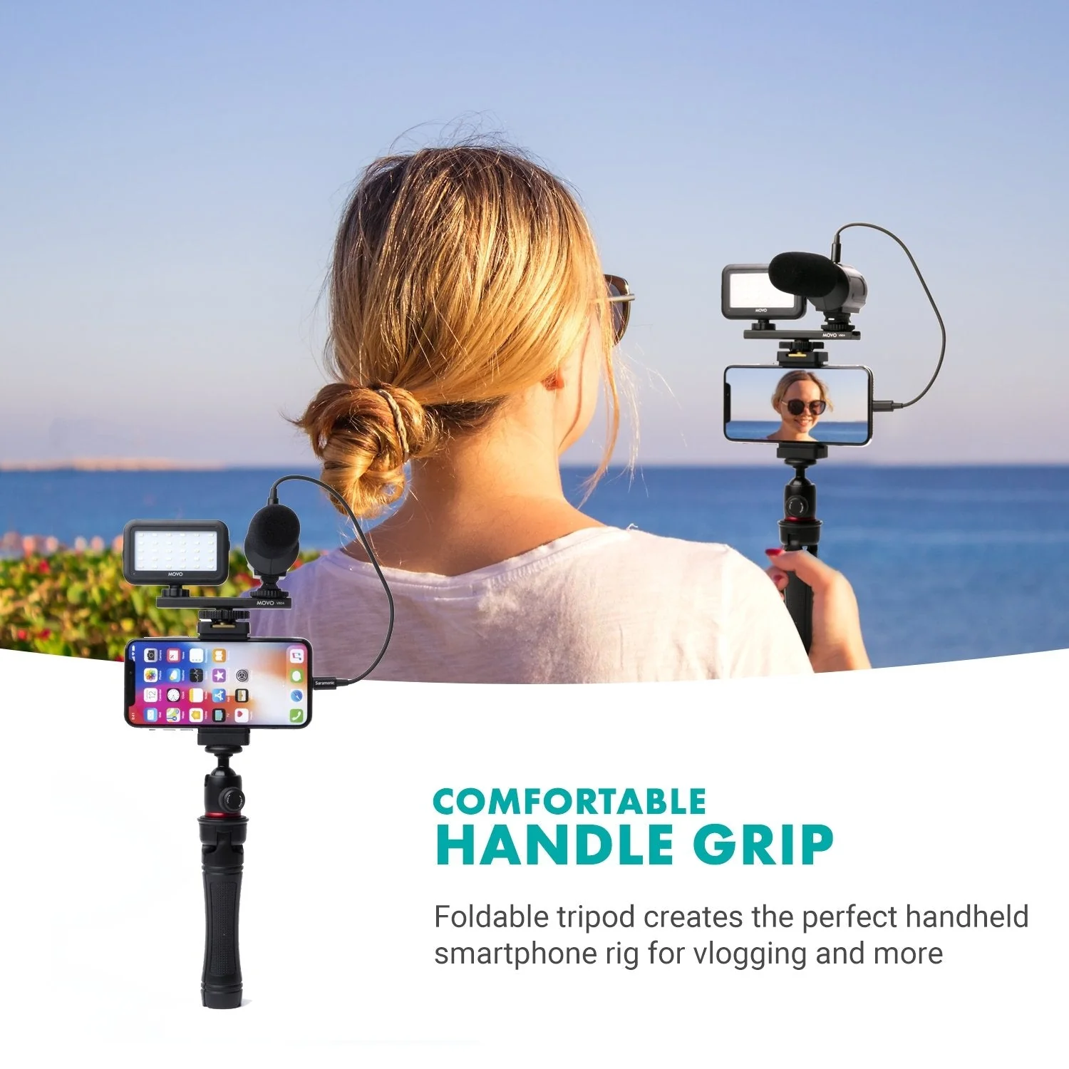 iVlogger | Smartphone Video Kit | Movo - Image 4