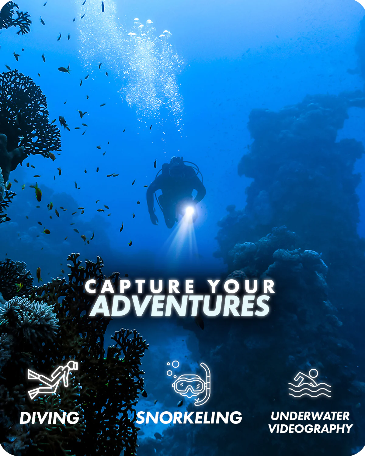 LED-WPT | Underwater LED Light with Arm Extension | Movo - Image 4