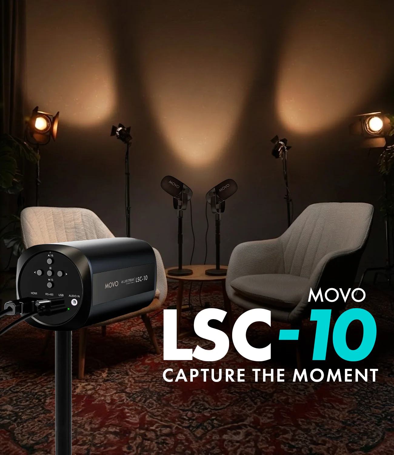 LSC-10 | 4K Webcam | Movo - Image 2