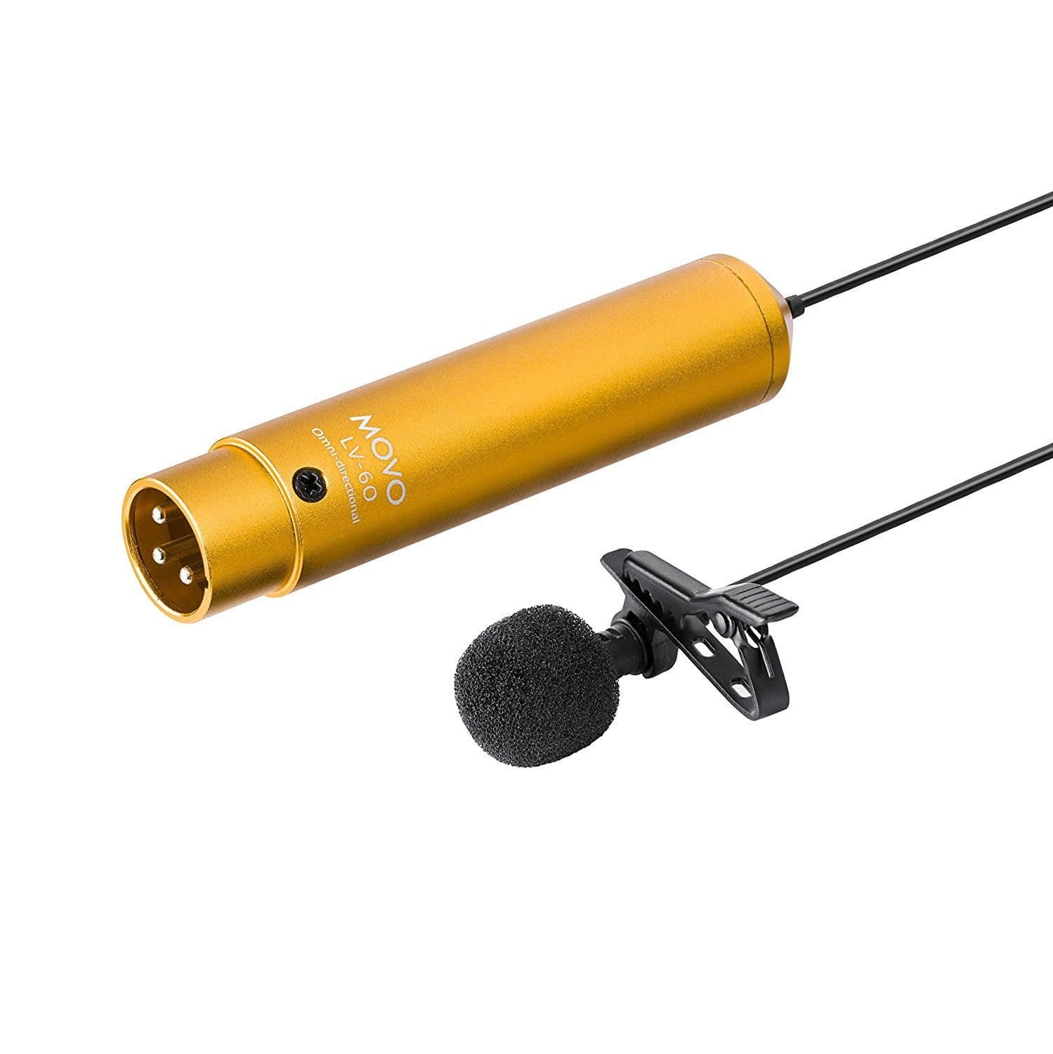 LV-60 | Omnidirectional Lavalier Pro Microphone | Movo - Image 2