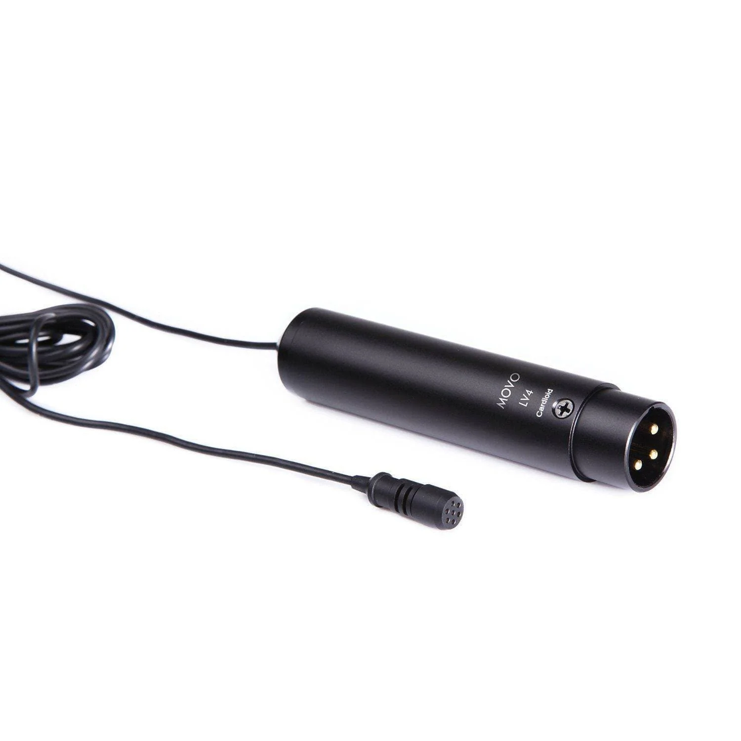 LV4-C | XLR Phantom Power Cardioid Lavalier Microphone | Movo - Image 4
