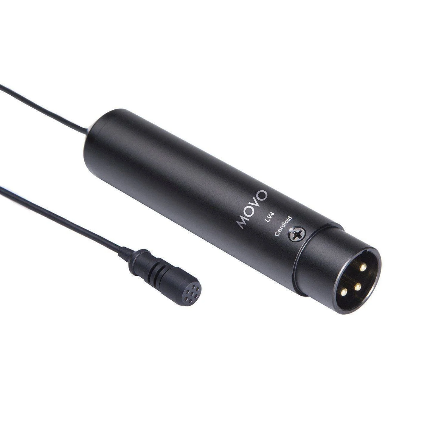 LV4-C | XLR Phantom Power Cardioid Lavalier Microphone | Movo - Image 5