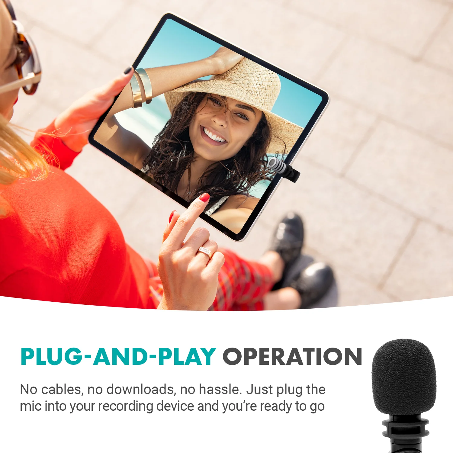 MA5C-IP | Mini Microphone for iPhone 15 | Movo - Image 7