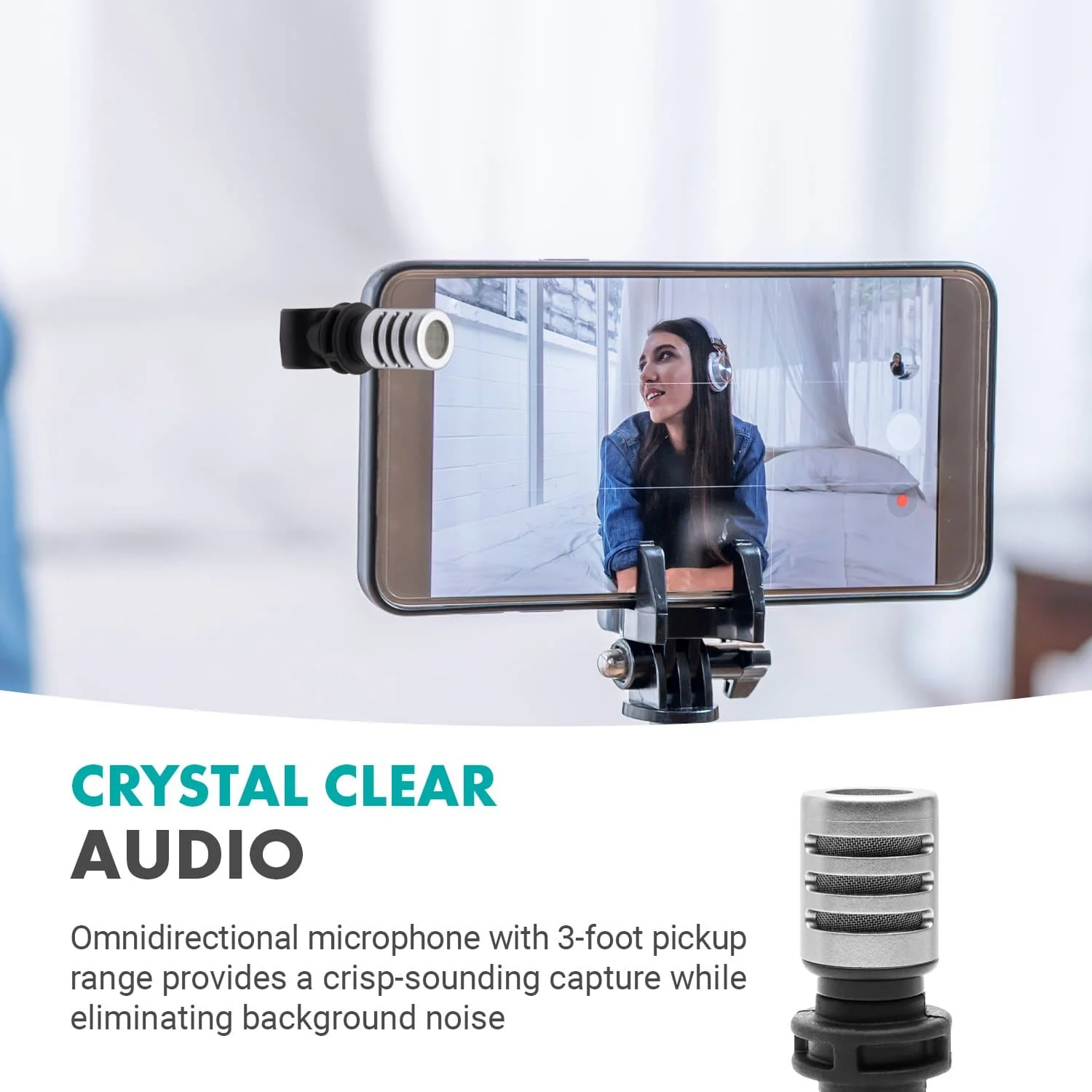 MA5SP | Mini 3.5mm Smartphone Microphone | Movo - Image 3