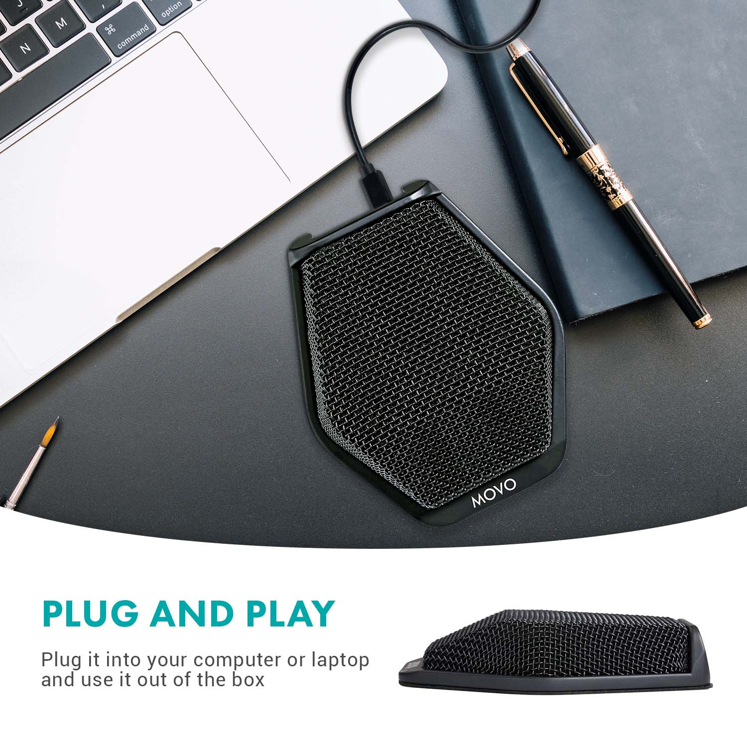 MC1000 | USB Conference Microphone | Movo - Image 3