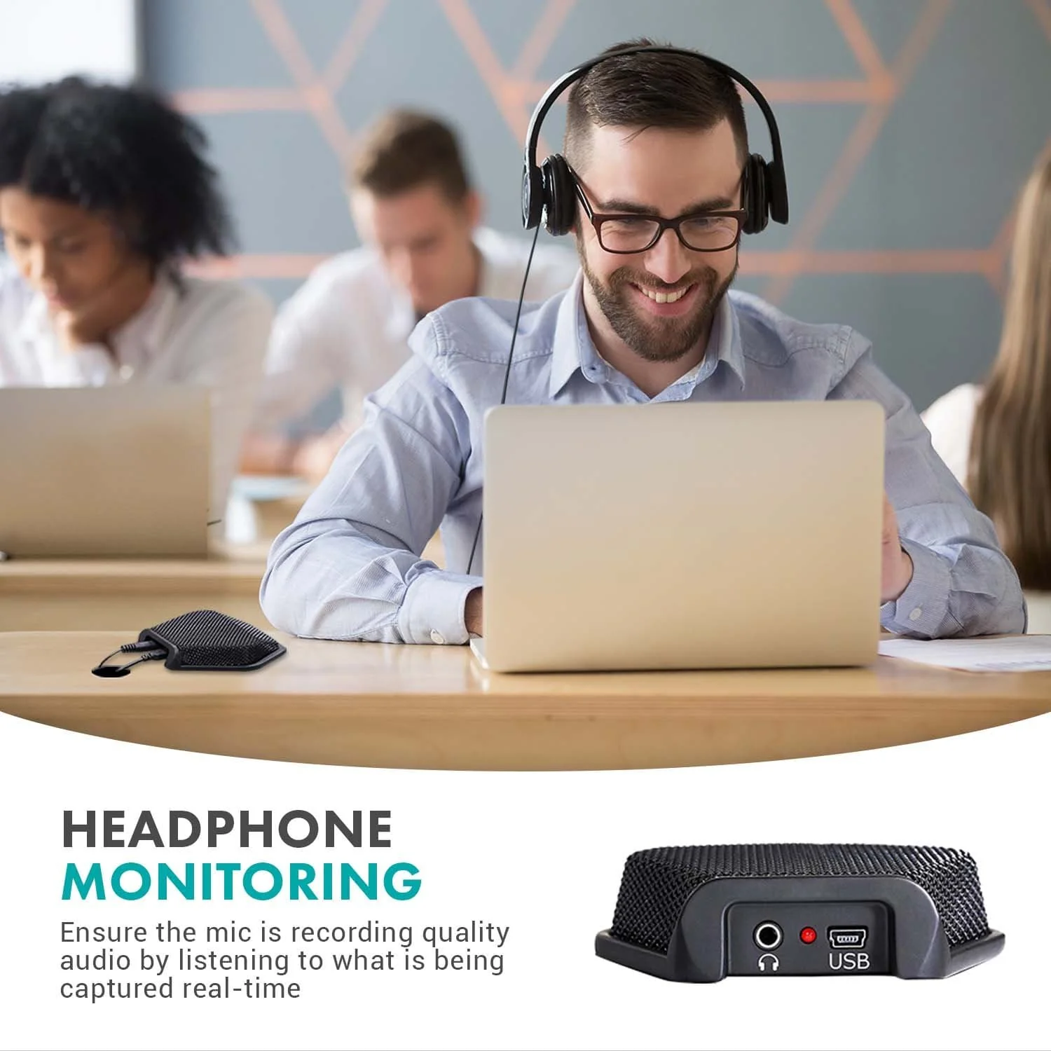 MC1000 | USB Conference Microphone | Movo - Image 5